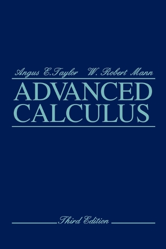 Паперова книга «Advanced Calculus», авторів Ангус Е. Тейлор, В. Роберт Манн - фото №1