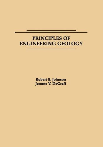 Бумажная книга «Principles of Engineering Geology», авторов Джером В. ДеГрафф, Роберт Б. Джонсон - фото №1