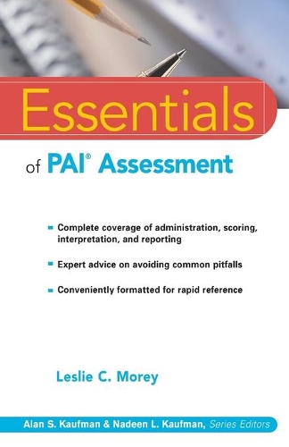 [object Object] «Essentials of PAI Assessment», автор Лесли К. Морей - фото №1