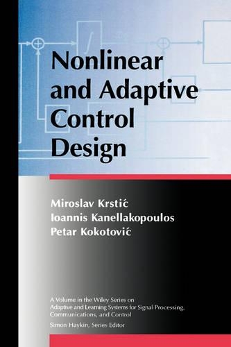 [object Object] «Nonlinear and Adaptive Control Design», авторів Іоанніс Канеллакопулос, Мирослав Крстич, Петар В. Кокотовіч - фото №1