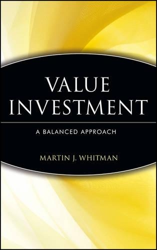 Паперова книга «Value Investing: A Balanced Approach», автор Мартін Дж. Вітман - фото №1