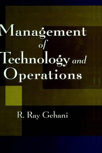 Паперова книга «Management of Technology and Operations», автор Р. Рей Гехані - фото №1