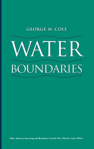 Бумажная книга «Water Boundaries», автор Джордж М. Коул - фото №1