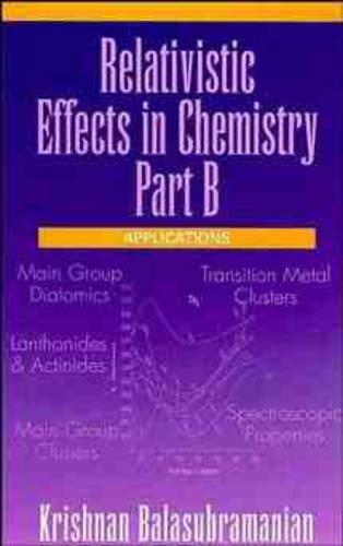 Бумажная книга «Relativistic Effects in Chemistry, Applications», автор Кришнан Баласубраманиан - фото №1