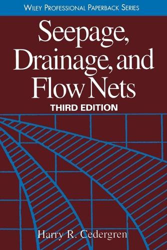 Паперова книга «Seepage, Drainage, and Flow Nets», автор Гаррі Р. Седергрен - фото №1