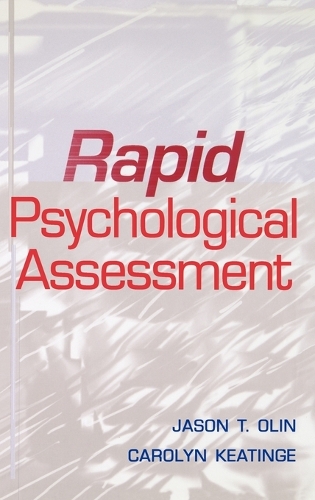 Паперова книга «Rapid Psychological Assessment», авторів Керолін Кітінг, Джейсон Т. Олін - фото №1