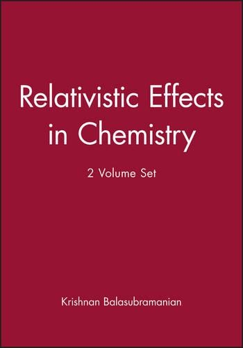 Паперова книга «Relativistic Effects in Chemistry, Set», автор Крішнан Баласубраманіан - фото №1