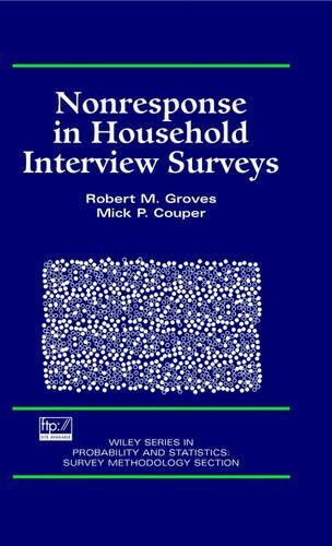 Бумажная книга «Nonresponse in Household Interview Surveys», авторов Мик П. Купер, Роберт М. Гровс - фото №1