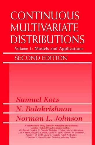 [object Object] «Continuous Multivariate Distributions, Volume 1: Models and Applications», авторов Нараянасвами Балакришнан, Норман Л. Джонсон, Сэмюэл Котц - фото №1