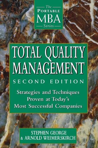 Бумажная книга «Total Quality Management: Strategies and Techniques Proven at Today's Most Successful Companies», автор Арнольд Ваймерскирх - фото №1