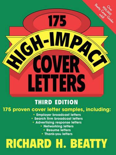 Бумажная книга «175 High-Impact Cover Letters», автор Ричард Х. Битти - фото №1