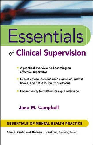 Паперова книга «Essentials of Clinical Supervision», автор Джейн М. Кемпбелл - фото №1