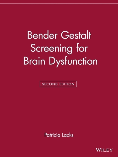Паперова книга «Bender Gestalt Screening for Brain Dysfunction», автор Патриція Лакс - фото №1