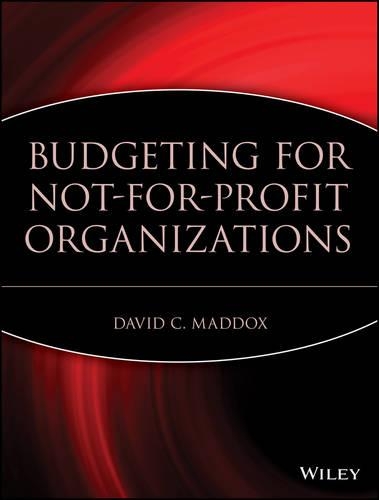 Паперова книга «Budgeting for Not-for-Profit Organizations», автор Девід К. Меддокс - фото №1