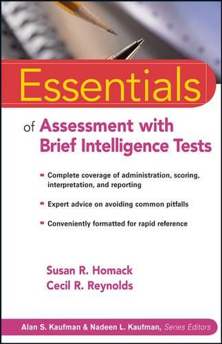 [object Object] «Essentials of Assessment with Brief Intelligence Tests», авторів Сесіл Р. Рейнольдс, Сюзан Р. Хомак - фото №1