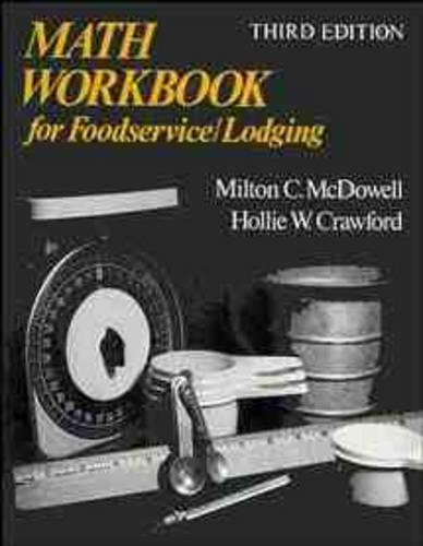 Паперова книга «Math Workbook for Foodservice / Lodging», авторів Холлі В. Кроуфорд, Мілтон К. Макдауелл - фото №1
