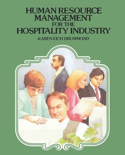 Паперова книга «Human Resource Management for the Hospitality Industry», автор Карен Е. Драммонд - фото №1