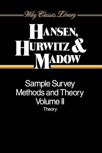 [object Object] «Sample Survey Methods and Theory, Volume 2: Theory», авторів Морріс Х. Хансен, Вільям Г. Мадоу, Вільям Н. Гурвіц - фото №1