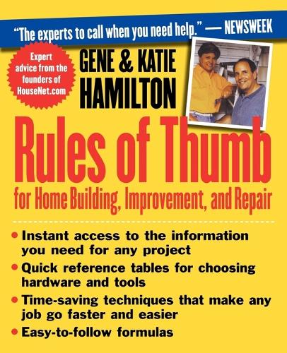 Паперова книга «Rules of Thumb for Home Building, Improvement, and Repair», авторів Джин Гамильтон, Кеті Гамільтон - фото №1