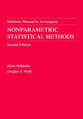 [object Object] «Nonparametric Statistical Methods, Solutions Manual», авторів Дуглас А. Вульф, Майлз Голландер - фото №1
