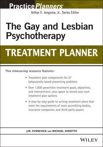 Бумажная книга «The Gay and Lesbian Psychotherapy Treatment Planner», авторов Дж. М. Эвосевич, Майкл Авриетт - фото №1