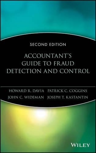 Бумажная книга «Accountant's Guide to Fraud Detection and Control», авторов Говард Р. Давиа, Джон К. Уайдеман, Джозеф Т. Кастантин, Патрик К. Коггинс - фото №1