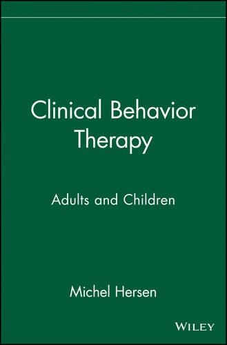 Паперова книга «Clinical Behavior Therapy: Adults and Children», автор Мішель Герсен - фото №1