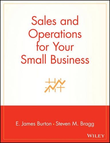 Бумажная книга «Sales and Operations for Your Small Business», авторов Эдвин Т. Бартон, Стивен М. Брэгг - фото №1