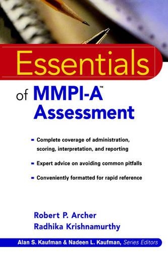 [object Object] «Essentials of MMPI-A Assessment», авторов Радхика Кришнамурти, Роберт П. Арчер - фото №1