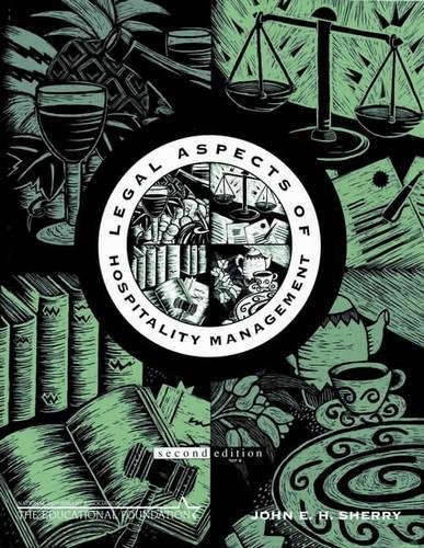 Паперова книга «Legal Aspects of Hospitality Management», автор Джон Е. Х. Шеррі - фото №1