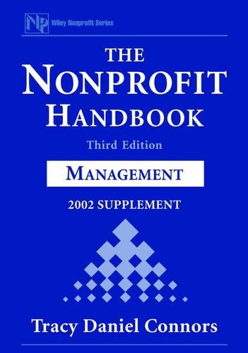 Бумажная книга «The Nonprofit Handbook, 2002 Supplement: Management», автор Трейси Д. Коннорс - фото №1
