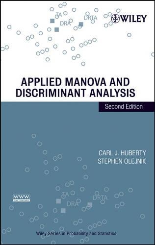 [object Object] «Applied MANOVA and Discriminant Analysis», авторов Карл Дж. Хуберти, Стивен Олейник - фото №1
