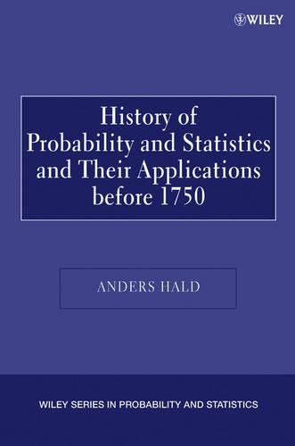 [object Object] «A History of Probability and Statistics and Their Applications before 1750», автор Андерс Хальд - фото №1