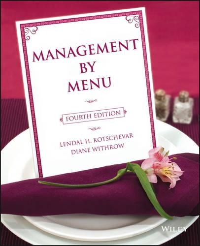 Бумажная книга «Management by Menu», авторов Диана Уитроу, Лендал Х. Котшевар - фото №1