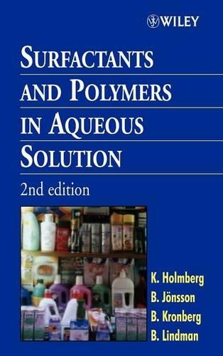 Паперова книга «Surfactants and Polymers in Aqueous Solution», авторів Бенгт Кронберг, Бйорн Ліндман, Бо Йонссон, Крістер Холмберг - фото №1