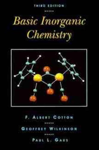 Бумажная книга «Basic Inorganic Chemistry», авторов Ф. Альберт Коттон, Джеффри Уилкинсон, Пол Л. Гаус - фото №1