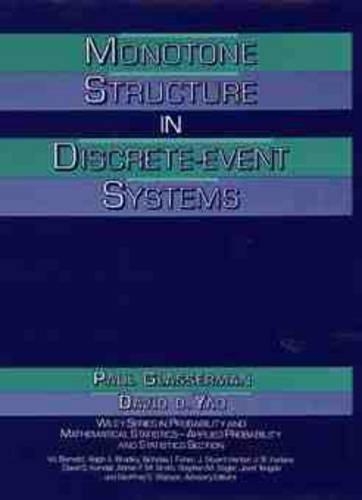 [object Object] «Monotone Structure in Discrete-Event Systems», авторів Девід Д. Яо, Пол Глассерман - фото №1