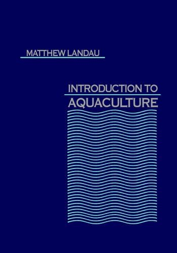 Паперова книга «Introduction to Aquaculture», автор Метью Ландау - фото №1