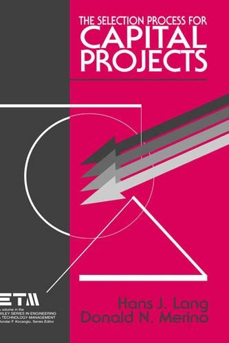 Паперова книга «The Selection Process for Capital Projects», авторів Дональд Н. Меріно, Ганс Й. Ланг - фото №1