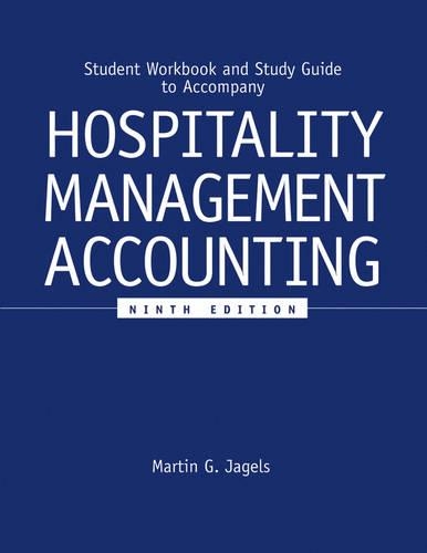 Паперова книга «Student Workbook and Study Guide to accompany Hospitality Management Accounting, 9e», автор Мартін Г. Ягельс - фото №1