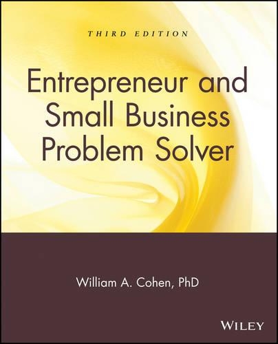 Паперова книга «Entrepreneur and Small Business Problem Solver», автор Вільям А. Коен - фото №1