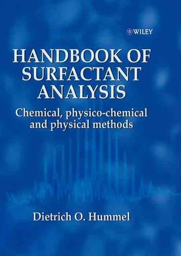 Паперова книга «Handbook of Surfactant Analysis: Chemical, Physico-chemical and Physical Methods», автор Дітер О. Гуммель - фото №1
