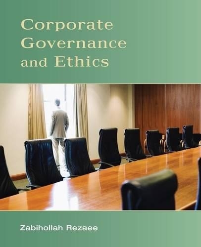 Паперова книга «Corporate Governance and Ethics», автор Забіхолла Резаї - фото №1