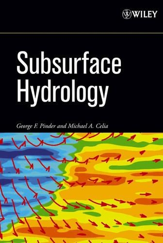 Паперова книга «Subsurface Hydrology», авторів Джордж Ф. Піндер, Майкл А. Селія - фото №1