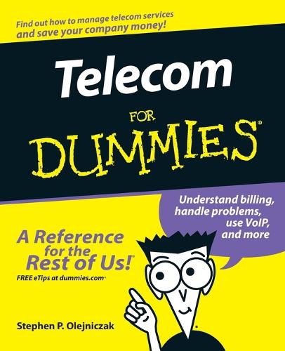 Бумажная книга «Telecom For Dummies», автор Стивен П. Олейничак - фото №1