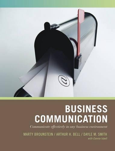 Паперова книга «Wiley Pathways Business Communication», авторів Артур Х. Белл, Дейл М. Сміт, Марті Браунштейн - фото №1