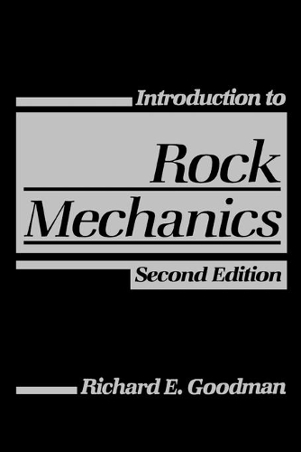 Паперова книга «Introduction to Rock Mechanics», автор Річард Е. Гудман - фото №1