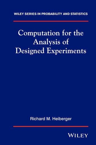 [object Object] «Computation for the Analysis of Designed Experiments», автор Річард Хайбергер - фото №1