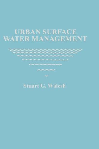 Паперова книга «Urban Surface Water Management», автор Стюарт Г. Велш - фото №1