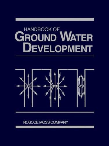 Паперова книга «Handbook of Ground Water Development», автор Роско Мосс Компані - фото №1